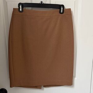 J. Crew Women's Brown Pencil Skirt